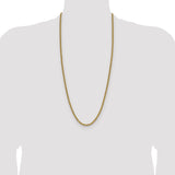14k 4.2mm Solid Rope Chain