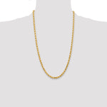 14k 4.5mm Diamond-cut Rope Chain
