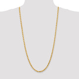 14k 4.5mm Diamond-cut Rope Chain