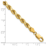 14k 4.5mm Diamond-cut Rope Chain