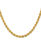 14k 5.0mm Solid Rope Chain