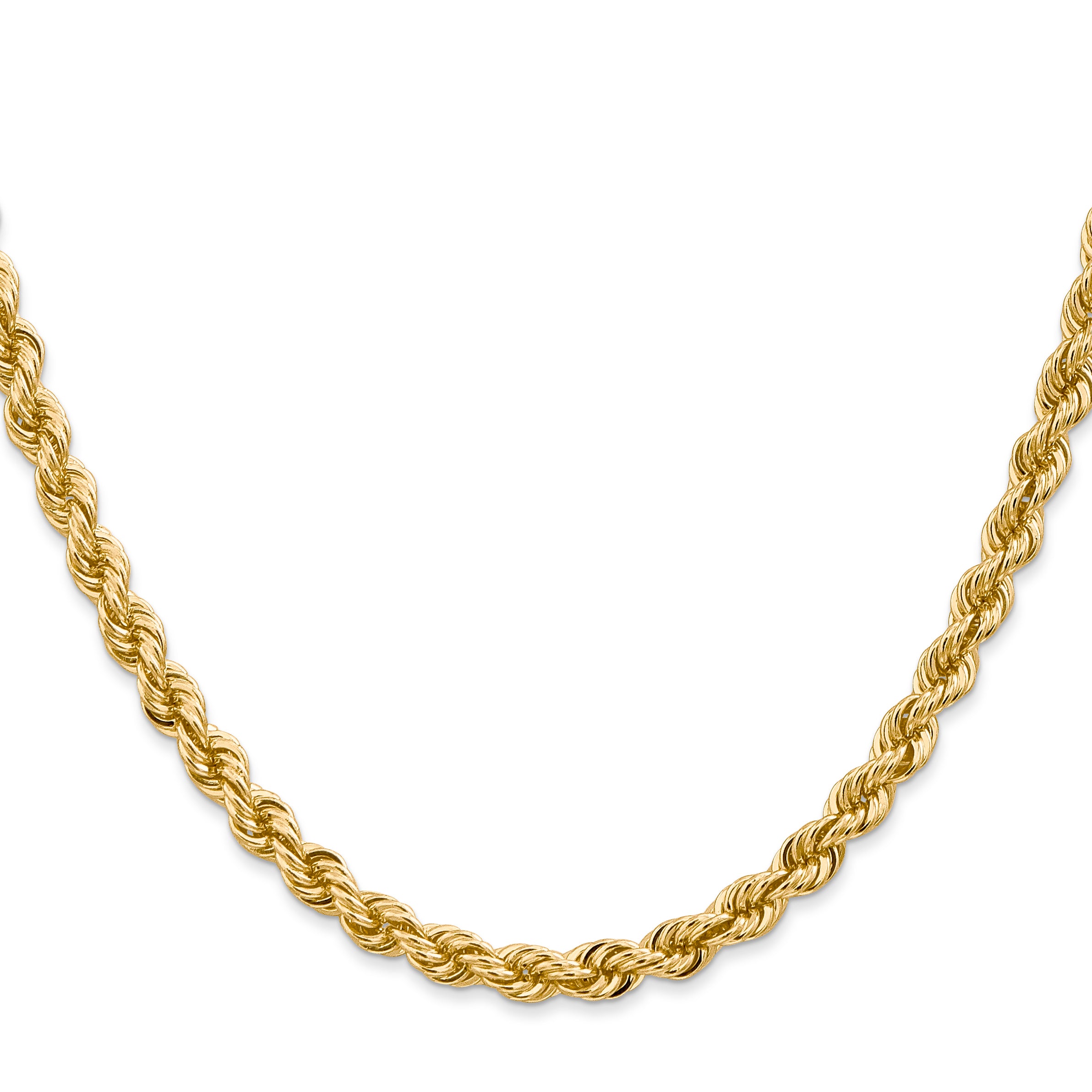 14k 5.0mm Solid Rope Chain