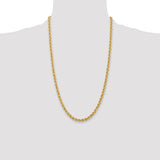 14k 5.0mm Solid Rope Chain