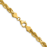14k 5.5mm Diamond-cut Rope Chain