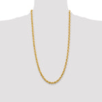 14k 5.5mm Diamond-cut Rope Chain
