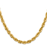 14k 5.5mm Diamond-cut Rope Chain