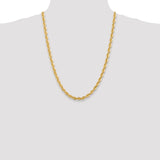 14k 6.0mm Solid Rope Chain