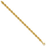 14k 6.5mm D/C Rope Fancy Lobster Clasp Chain