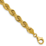 14k 6.7mm Solid Rope Chain