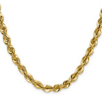 14k 7.5mm Solid Rope Chain