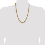 14k 7.5mm Solid Rope Chain