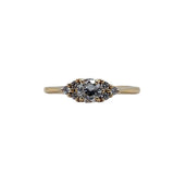 14k Yellow Gold 0.33ct Round Natural Diamond Engagement Ring