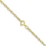 14K 1.35mm Carded Cable Rope Chain