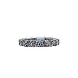 14k White Gold 1.84ctw Round Natural Diamond Wedding Band