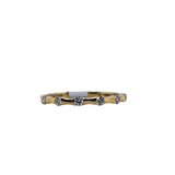 18k Yellow Gold 0.21ctw Round Natural Diamond Wedding Band