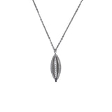 18k White Gold 0.38ctw Contemporary Diamond Pendant