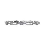 18k White Gold 1.52ctw Fancy Diamond Bracelet