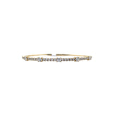 14k Yellow Gold 1.92ctw Flex Bangle Diamond Bracelet