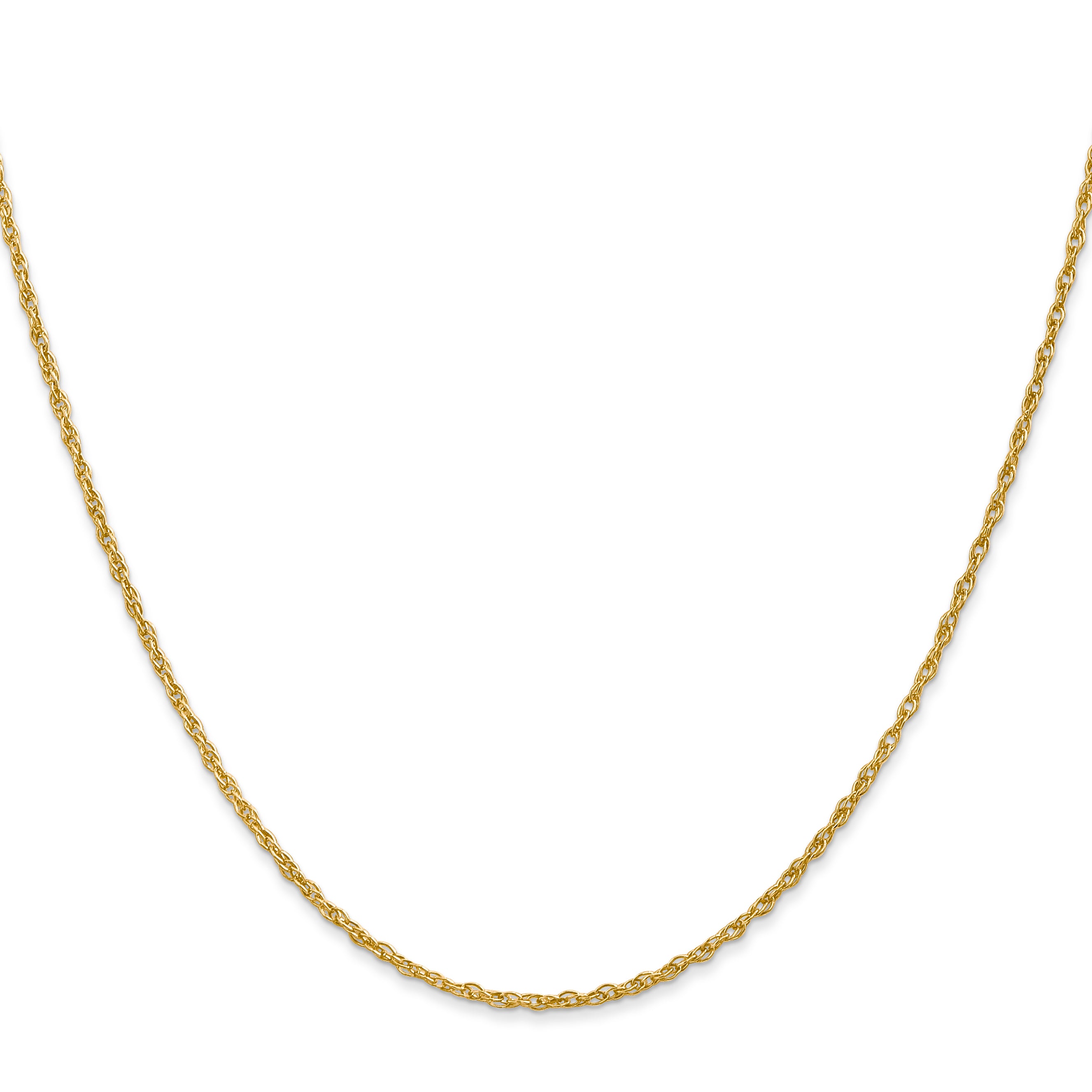 18K Leslies 1.3mm Baby Rope Chain