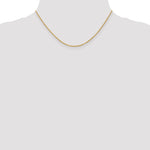 18K Leslies 1.3mm Baby Rope Chain