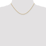 18K Leslies 1.3mm Baby Rope Chain