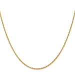 18K Leslies 1.3mm Baby Rope Chain