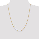 18K Leslies 1.3mm Baby Rope Chain