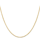 18K Leslies 1.1mm Singapore Chain