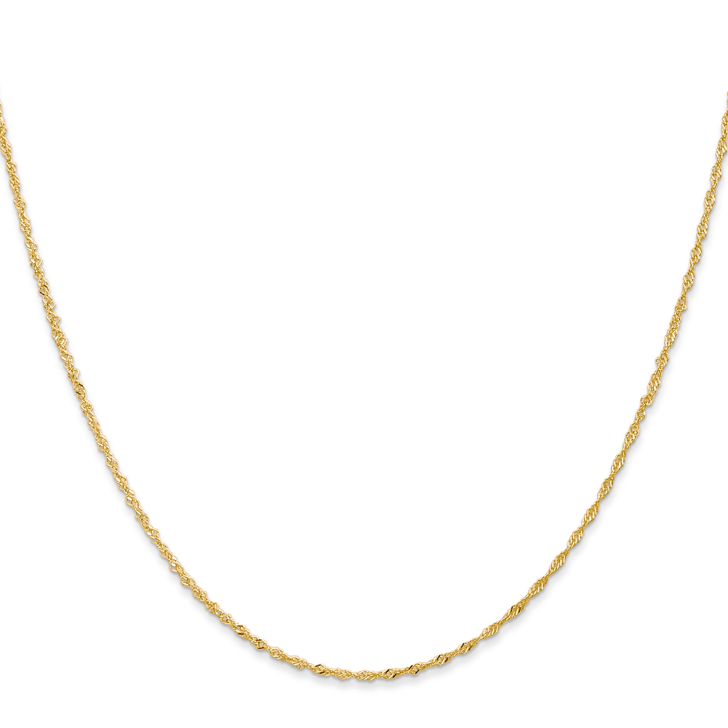 18K Leslies 1.1mm Singapore Chain