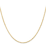 18K Leslies 1.1mm Singapore Chain