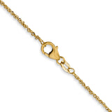 18K Leslies 1.1mm Singapore Chain