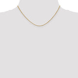 18K Leslies 1mm D/C Spiga Chain