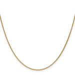 18K Leslies 1.15mm D/C Cable Chain