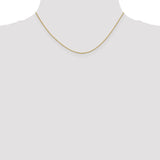 18K Leslies .7mm Box Chain