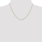 18K Leslies .7mm Box Chain