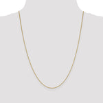 18K Leslies .7mm Box Chain