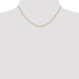 18K Leslies .9mm Box Chain