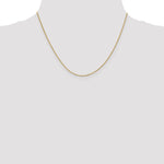 18K Leslies .9mm Box Chain