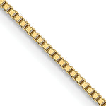 18K Leslies .9mm Box Chain
