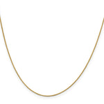 18K Leslies .9mm Box Chain