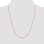 18K Leslies .9mm Box Chain