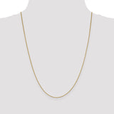 18K Leslies .9mm Box Chain