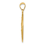 18k Saint Christopher Medal Pendant