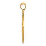 18k Saint Christopher Medal Pendant