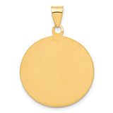 18k Saint Christopher Medal Pendant