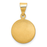 18k Guardian Angel Medal Pendant