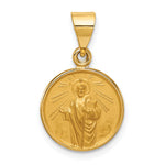 18K Saint Jude Thaddeus Medal Pendant