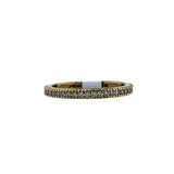 18k Yellow Gold 0.23ctw Round Natural Diamond Wedding Band
