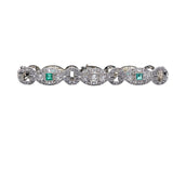 Women's 18k/platinum White Gold Art Deco Bracelet