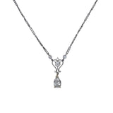 Women's Platinum Edwardian Revival Necklace